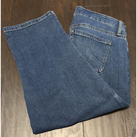 Gloria Vanderbilt Denim - GLORIA VANDERBILT Size 8 Rail Straight Capri Jeans EUC